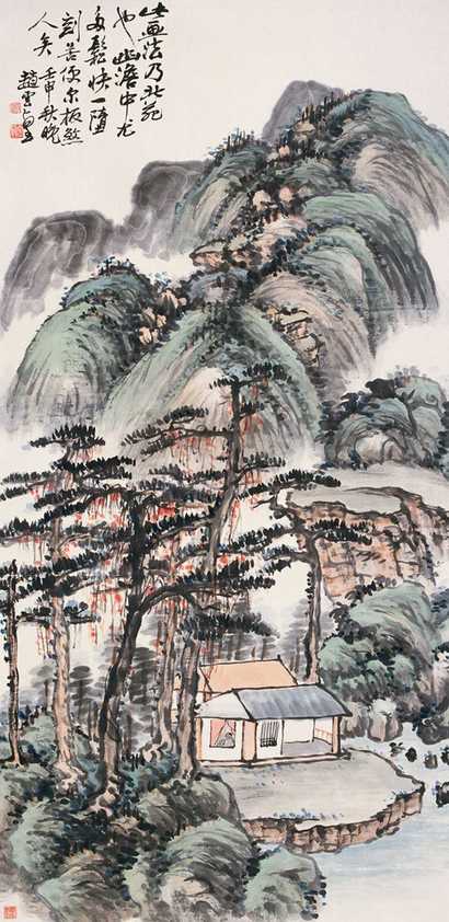 赵云壑 山水 立轴